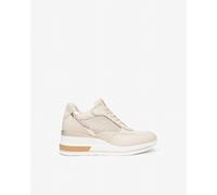 NeroGiardini - Sneakers Donna in Pelle e Materiale Tecnico - Milk 39