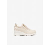 NeroGiardini - Sneakers Donna in Pelle e Materiale Tecnico - Milk 41
