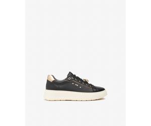 NeroGiardini - Sneakers Donna in Pelle e Materiale Tecnico - Nero 35