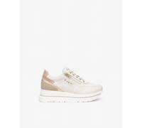 NeroGiardini - Sneakers Donna in Pelle e Suede - Osso