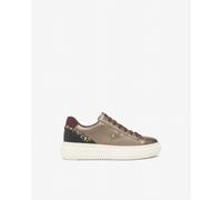 NeroGiardini - Sneakers Donna in Pelle, Suede e Materiale Tecnico - Brown 37