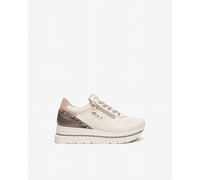 NeroGiardini - Sneakers Donna in Pelle, Suede e Materiale Tecnico - Milk 40