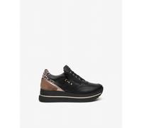 NeroGiardini - Sneakers Donna in Pelle, Suede e Materiale Tecnico - Nero 40