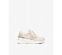 Nero Giardini E615180D Sneakers Donna in Pelle, Tela E Materiale Tecnico - Milk 38 EU