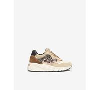 NeroGiardini Sneakers Donna in Suede, Pelle e Materiale Tecnico - Beige 35