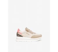 NeroGiardini - Sneakers Donna in Suede, Pelle e Materiale Tecnico - Camel 40