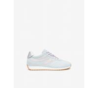 NeroGiardini - Sneakers Donna in Suede, Pelle e Materiale Tecnico - Celeste