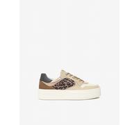 NeroGiardini - Sneakers Donna in Suede, Pelle e Materiale Tecnico - Sabbia 37