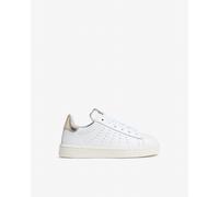 NeroGiardini - Sneakers Teens da Ragazza in Pelle e Materiale Tecnico - Bianco 35