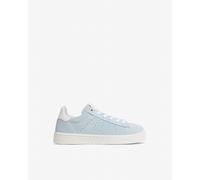 NeroGiardini - Sneakers Teens da Ragazza in Pelle e Materiale Tecnico - Celeste 37