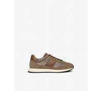 NeroGiardini - Sneakers Uomo in Pelle e Camoscio - Fango 45