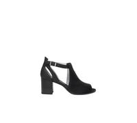 Nerogiardini - Stivaletti aperti in pelle con tacco - - Shoes - Donna - Nero - 38 EU