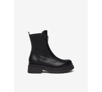 NeroGiardini Stivaletti Chelsea Donna in Pelle e Tessuto - Nero 35