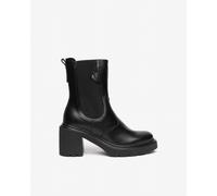 NeroGiardini I618080D Guanto Col. Nero Tronchetti per Donna in pelle nera con ta