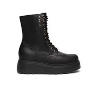 Nerogiardini - Stivaletti neri in pelle con lacci - - Shoes - Donna - Nero - 36 EU