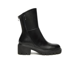 Nerogiardini - Stivaletti neri in pelle con zip - - Shoes - Donna - Nero - 38 EU