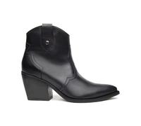 NeroGiardini Stivaletti Texani Donna in Pelle Nera con Tacco