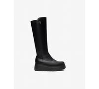 NeroGiardini - Stivali Donna in Pelle e Materiale Tecnico - Nero 37