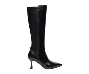 Nerogiardini - Stivali in Pelle e Tessuto Tecnico - - Shoes - Donna - Nero - 36 EU