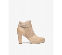 NeroGiardini - Tronchetti Donna in Pelle - Champagne 40