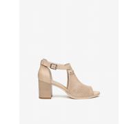 NeroGiardini - Tronchetti Donna in Pelle - Champagne 41