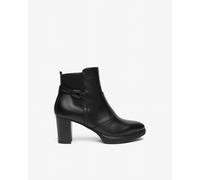 NeroGiardini - Tronchetti Donna in Pelle e Tessuto - Nero 41