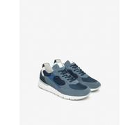 NeroGiardini uomo mod. E601100U SNEAKERS Camoscio Tela Col. BLU sconto -40%