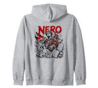 Nerone Imperatore Romano Antica Roma Città Infuocata Felpa con Cappuccio