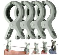 Neroyaner Clip per Asciugamani per sedie da Spiaggia 4, 2x2, 4x0, 9'' Clip per Asciugamani da Spiaggia in plastica con Presa sicura per Portatili per da Piscina e Altre per asciu