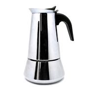 Nerthus Cafetera de inducción 6 tazas Caffettiera induzione 6 Tazze, Acciaio Inossidabile, Argento