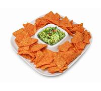 NERTHUS FIH 334 Piatto di Snacks, Porcellana, Bianco