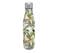 Nerthus FIH 514 Thermos a Doppia Parete per Freddo e Caldo. Disegno di Giungla, in Acciaio Inossidabile, 500 ml, Senza BPA