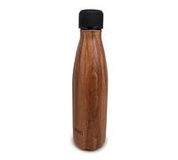 Nerthus FIH 516 Thermos a Doppia Parete per Freddo e Caldo. Disegno di Legno, in Acciaio Inossidabile, 500 ml, Senza BPA