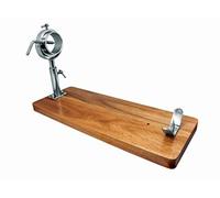 Nerthus FIJ 366 Porta prosciutto, Legno di Acacia Acciaio Inossidabile, Marrone