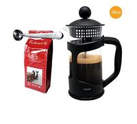Nerthus SET FIH 1140 Macchina da caffè francese a pistone da 350 ml. + pinze e cucchiaio