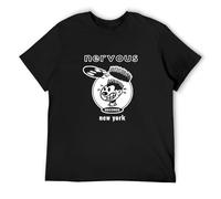 Nervous Records New York City House Hip Hop Dance Music O-Neck 100% Cotton Short Sleeve Unisex T-Shirt XL