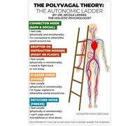 Nervous System Regulation Ladder Canvas Print For Therapy Office
