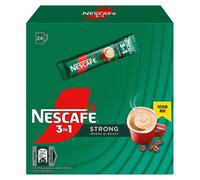 Nescafé Strong 3 in 1, Caffè Solubile Istantaneo, Confezione Multipla da 24 Stick, 336g di Caffè Miscela Forte