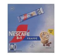 NESCAFÉ 3 in 1 Frappé Caffè Solubile Istantaneo, Bustine Monodose, Miscela con Latte e Zucchero, 24 Pezzi da 14 g