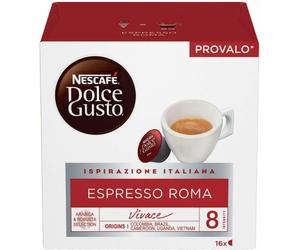 NESCAFE 32 CAPSULE CAPSULA DOLCE GUSTO ESPRESSO ROMA COME AL BAR CAFFE CASA