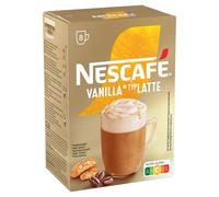 Nescafe Capppuccino VAINILLA LATTE 8 bustine di caffè solubile con delizioso sapore di vaniglia