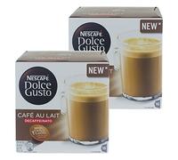 Nescafé Dolce Gusto Café au Lait Decaffeinato, caffè, Caffelatte, 2 x 16 Capsule