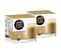 Nescafé Dolce Gusto Café au Lait, Lot de 2, 2 x 16 Capsules