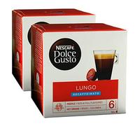 Nescafé Dolce Gusto Caffè Lungo Decaffeinato, 2 Confezioni, 2 x 16 Capsule