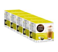 Nescafé Dolce Gusto Cappuccino, 5 Confezioni, 5 x 16 Capsule (40 Tazze)