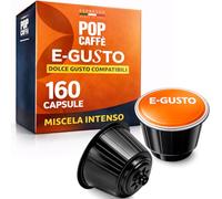 NESCAFE DOLCE GUSTO COMPATIBILE 160 capsule POP CAFFÈ E-GUSTO M. 1 INTENSO cialde