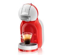 NESCAFÉ DOLCE GUSTO De'Longhi Mini Me EDG305.WR, Macchina per Caffè Espresso e Altre bevande in capsula, Automatica, Bianco/Rosso