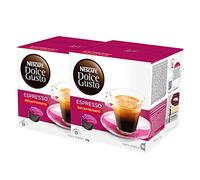 Nescafé Dolce Gusto Espresso Decaffeinato, Lot de 2, 2 x 16 Capsules