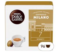 NESCAFÉ DOLCE GUSTO Espresso Milano Caffè, 6 Confezioni da 16 Capsule (96 Capsule Compatibili Nescafé Dolce Gusto)