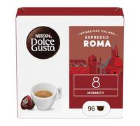 NESCAFÉ DOLCE GUSTO Espresso Roma Caffè 96 Capsule | Caffè espresso ricco e rotondo, intensità 8. Caffè torrefatto e macinato. 96 Capsule Compatibili Nescafé Dolce Gusto